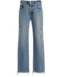 Moussy - Massepequa Stretch Straight-Leg Jeans - Lyst