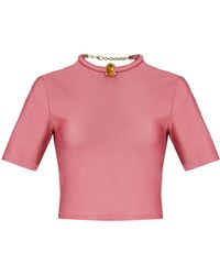 Silvia Tcherassi - Exclusive Rio Cropped Jersey Top - Lyst