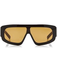 Prada - Mask-Frame Acetate Sunglasses - Lyst