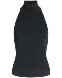 Givenchy - Open-Back Knit Top - Lyst