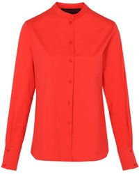 Martin Grant Classic Cotton Button-down Shirt - Red