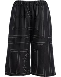 TOTEME - Monogram Organic Silk Culottes - Lyst