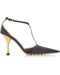 Bottega Veneta - Patent Leather Pumps - Lyst