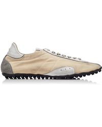 Maison Margiela - Sprinters Leather-Trimmed Drill Sneakers - Lyst