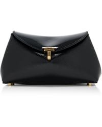 TOTEME - Mini T-Lock Naplack Clutch - Lyst