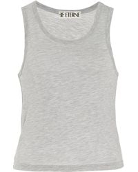 ÉTERNE - Fitted Cotton-blend Jersey Tank Top - Lyst