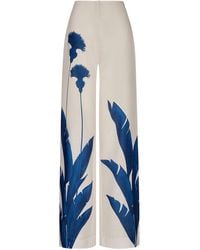 ANDRES OTALORA - Ritmica Linen Wide-Leg Pants - Lyst
