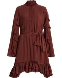 Alexis - Giovanna Crepe Mini Dress - Lyst