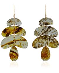 Ten Thousand Things - Totem Small 18k Yellow Gold Amber Earrings - Lyst