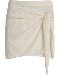 THE GARMENT - Tanzania Pointelle-Knit Organic Cotton Mini Skirt - Lyst