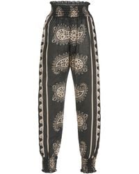 Johanna Ortiz - Exclusive Be In Peace Smocked Paisley Cotton Pants - Lyst