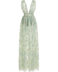 Zuhair Murad - Embroidered Tulle Gown - Lyst