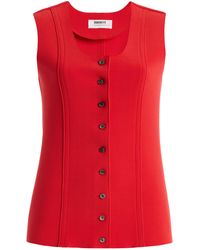 Birrot - Eclusive Lay3 Fitted Crepe Vest - Lyst