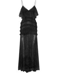 LoveShackFancy Emalia Embellished Lace Maxi Dress For in Pink | Lyst