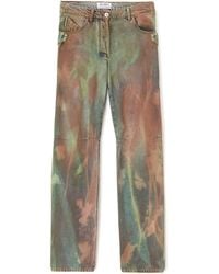 The Attico - Deann Tie-dyed Cotton Jeans - Lyst