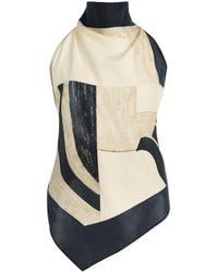 SIR. - Sona Silk Halter Tie Top - Lyst