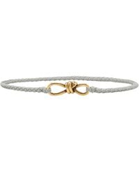 Bottega Veneta - Andiamo Intreccio Leather Belt - Lyst