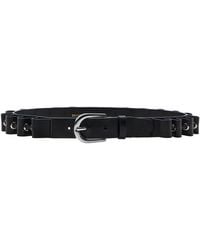 Brandon Maxwell - The Steele Eyelet Ruffled Belt - Lyst