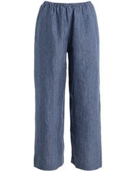 Deiji Studios - Ease Striped Linen Trousers - Lyst