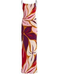Cala De La Cruz - Kim Printed Maxi Dress - Lyst