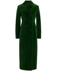 Alaïa - Tailored Cotton-Velvet Coat - Lyst
