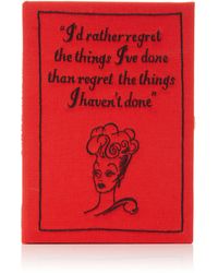Olympia Le-Tan M'o Exclusive Lucille Ball Book Clutch - Red