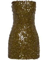 Rachel Gilbert - Karter Sequined Tulle Mini Dress - Lyst