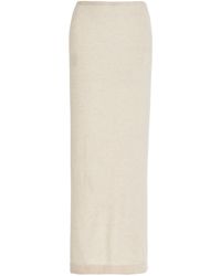 ÉTERNE - Emma Cashmere Maxi Skirt - Lyst