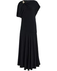 Proenza Schouler - Rue Asymmetric Crepe Midi Dress - Lyst