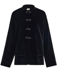 Rohe - Pankou Closure Velvet Jacket - Lyst