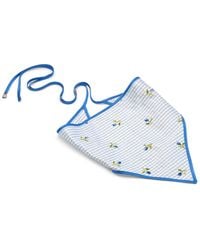 Lelet - Tulip Gingham Silk-Organza Bandana - Lyst