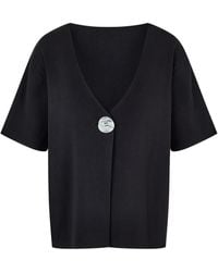 ELCE - Exclusive Inka Buttoned Tencel Top - Lyst