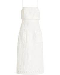 Alexis - Noval Textured Cotton-blend Maxi Dress - Lyst