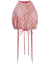 Rosie Assoulin - Draw Me Closer Silk-Blend Top - Lyst