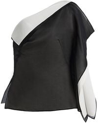 Rohe - Sculptural Double-Layered Silk Organza Top - Lyst