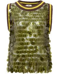 Siedres - Plume Sequined Top - Lyst