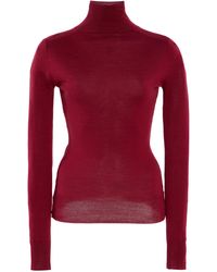 Carolina Herrera - Fine-Knit Virgin Wool-Blend Sweater - Lyst