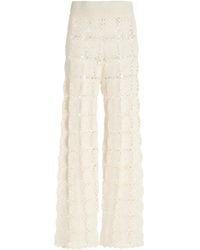 Leset - Lucy Crocheted Cotton Pants - Lyst