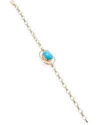 Monica Rich Kosann - 18k Yellow Gold Locket Bracelet - Lyst