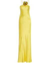 Rodarte - Exclusive Bead-embellished Silk Maxi Dress - Lyst