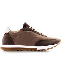 The Row - Owen Suede-trimmed Nylon Runner Sneakers - Lyst