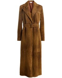 The Row - Raisa Suede Coat - Lyst
