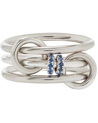 Spinelli Kilcollin - Exclusive Riviera Acacia Bleu Sterling Silver Sapphire Ring - Lyst