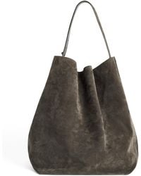 TOTEME - Belted Suede Tote Bag - Lyst