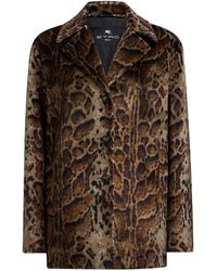 Etro - Printed Cotton-Blend Jacket - Lyst