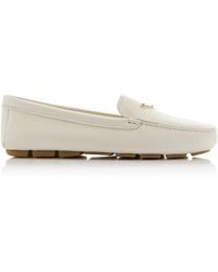 Prada - Leather Driving Loafers - Lyst