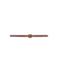 Saint Laurent - Thin Reversible Leather Belt - Lyst