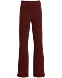 Arma - River Suede Bootcut-Leg Pants - Lyst