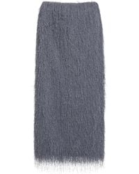 Dries Van Noten - Sokna Fringed Midi Skirt - Lyst