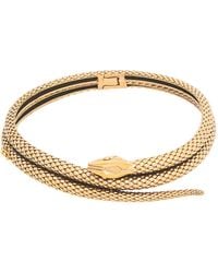 Chloé - Gold-tone Layered Snake Necklace - Lyst